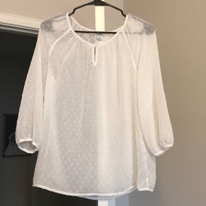 Old Navy Sheer Blouse